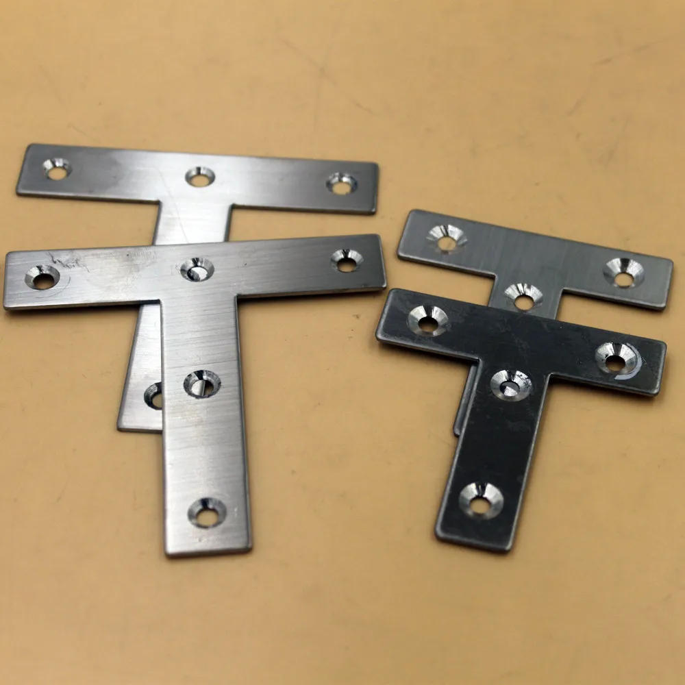 Hardware Metal Cast Iron Heavy Duty L T Tie Bracket Decorative