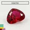 China gemstone supplier ! ! ! 4x4mm ruby red 5# heart shape corundum brazil semi precious stones/buyers of semi precious stones
