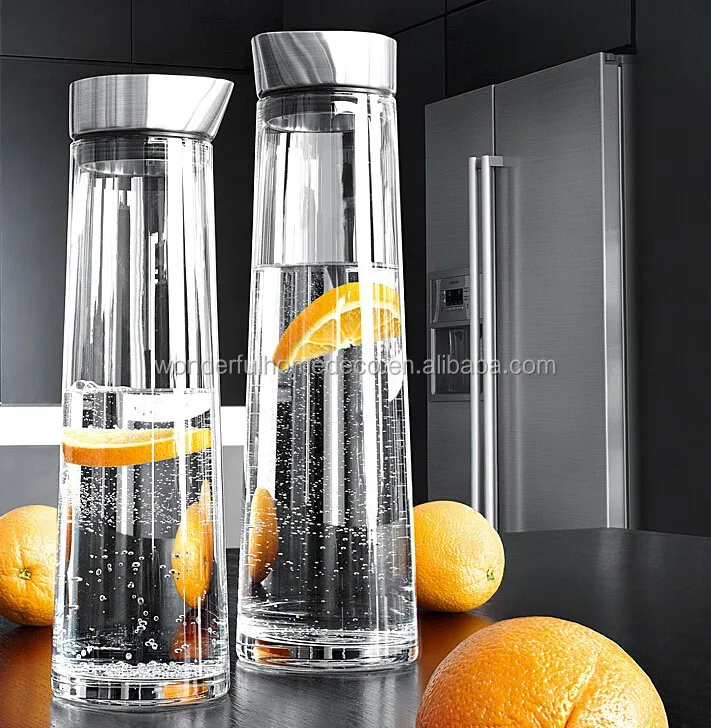 1000ml Hot Sale Glass Water Cooler Bottles/glass Water Carafe/water