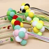Cat Stick Pet Toy Funny Fashion Ball with Multicolor Tassels Training Cat Pet Toy Wholesale