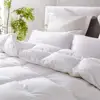 100% cotton fabric four season hotel alternative filling machine goose down feather comforter/quilt /duvet