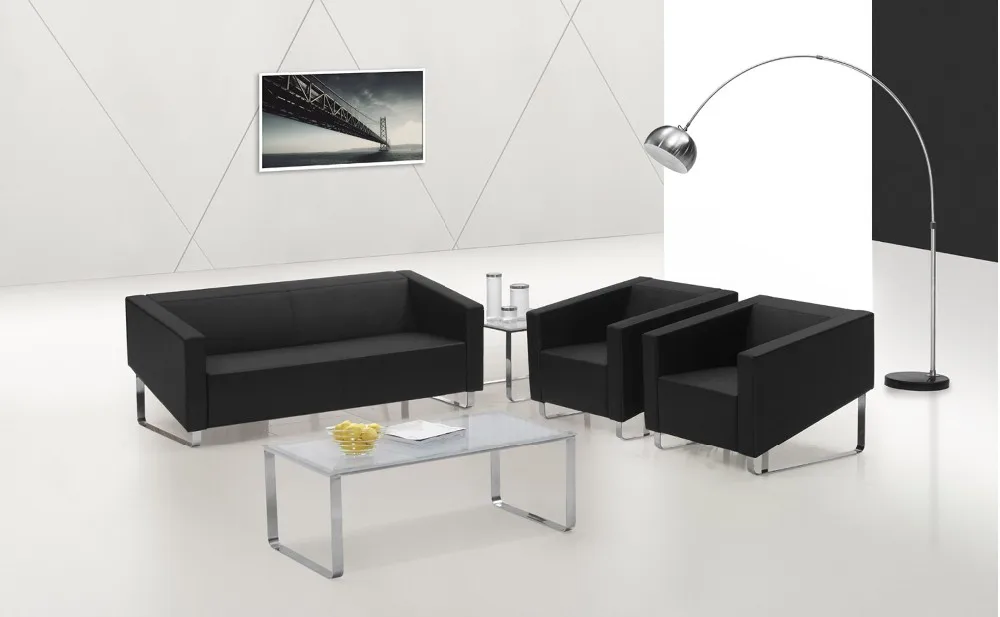 2018 March Expo Alibaba Black New Design Office Sofa Furniture Buy