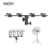 Hoshi Multi-function Camera flash base Four light photography flash bracket Reflective umbrella flash microphone fixed bracket
