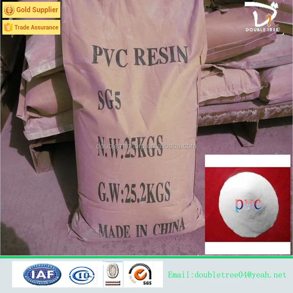 Pvc Resin Usa Sg5 Bulk Plastic Resin Additive Raw Material Standard Pvc