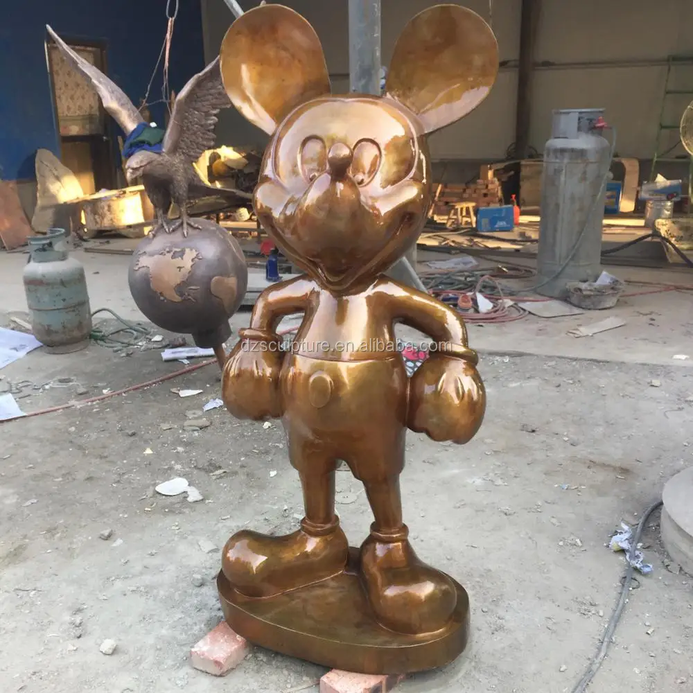 Life Size Casting Brass Mickey Mouse Garden Statue For Sale Buy