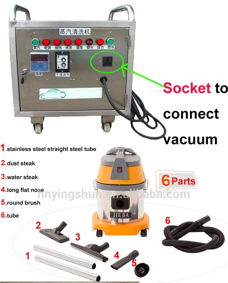 Ce No Boiler 2 Guns 10 Bar Eco Mobile Steam Car Wash Equipment Price