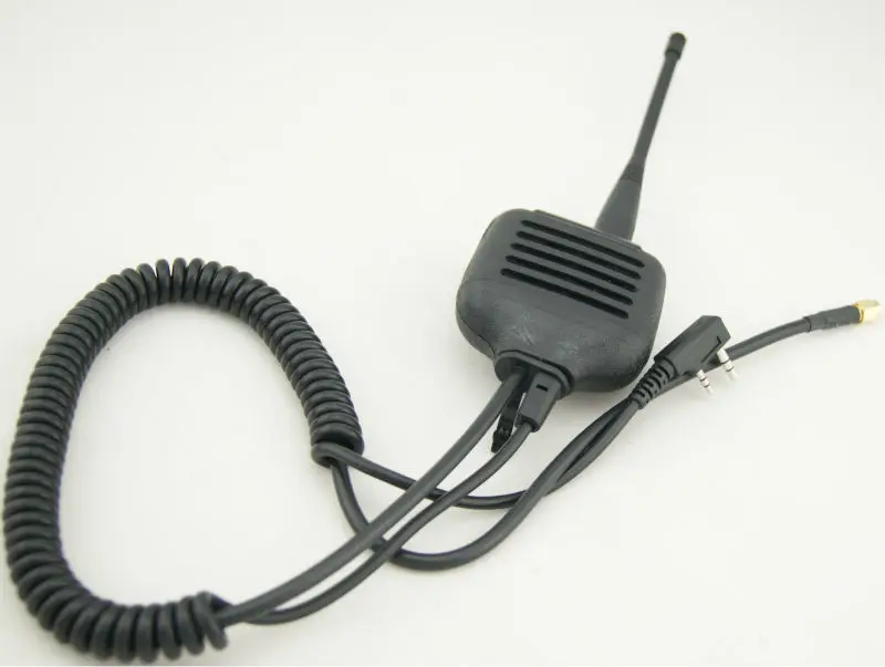 Walkie Talkie Handheld Ptt Police Speaker Mic With Antenna Buy Police