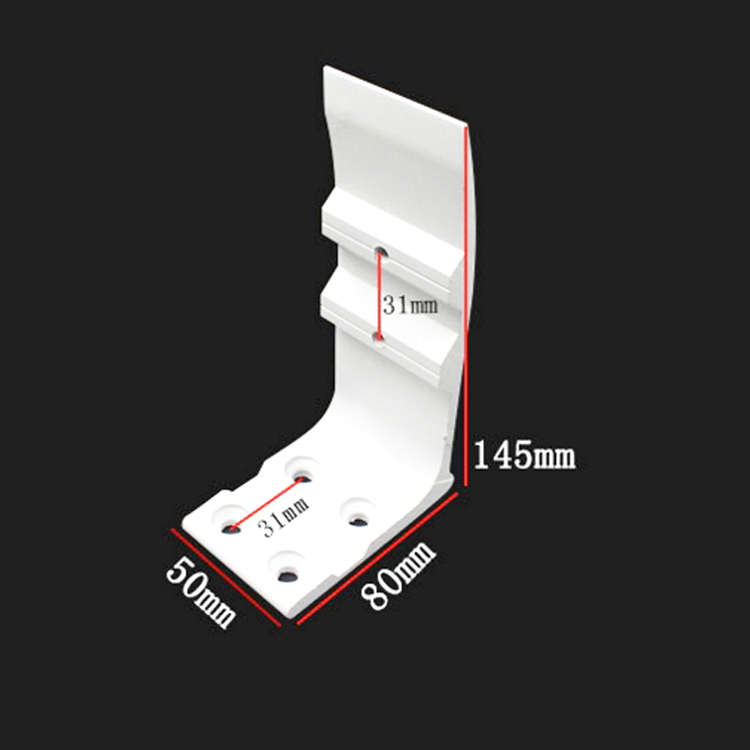 Aluminum Alloy Widened Desktop Baffle Clip Fixed Hanging Modesty Panel Mounting Bracket For