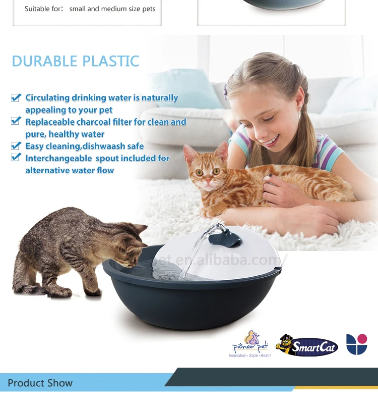 China Pet Supplies Pet Water Fountain 60oz / Pet Feeder For Dogs Buy