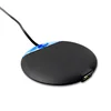 Fast Charger Round Qi 10W Wireless Charging Pad built in cable 1M