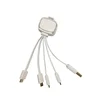 Cheap hotel room using USBmultifunction charging cable