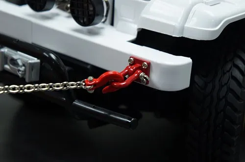 Chaîne De Remorquage U Et Crochets Pour Voiture RC 1/10 – Métal, 100 Cm, Pour Crawlers Et Trail