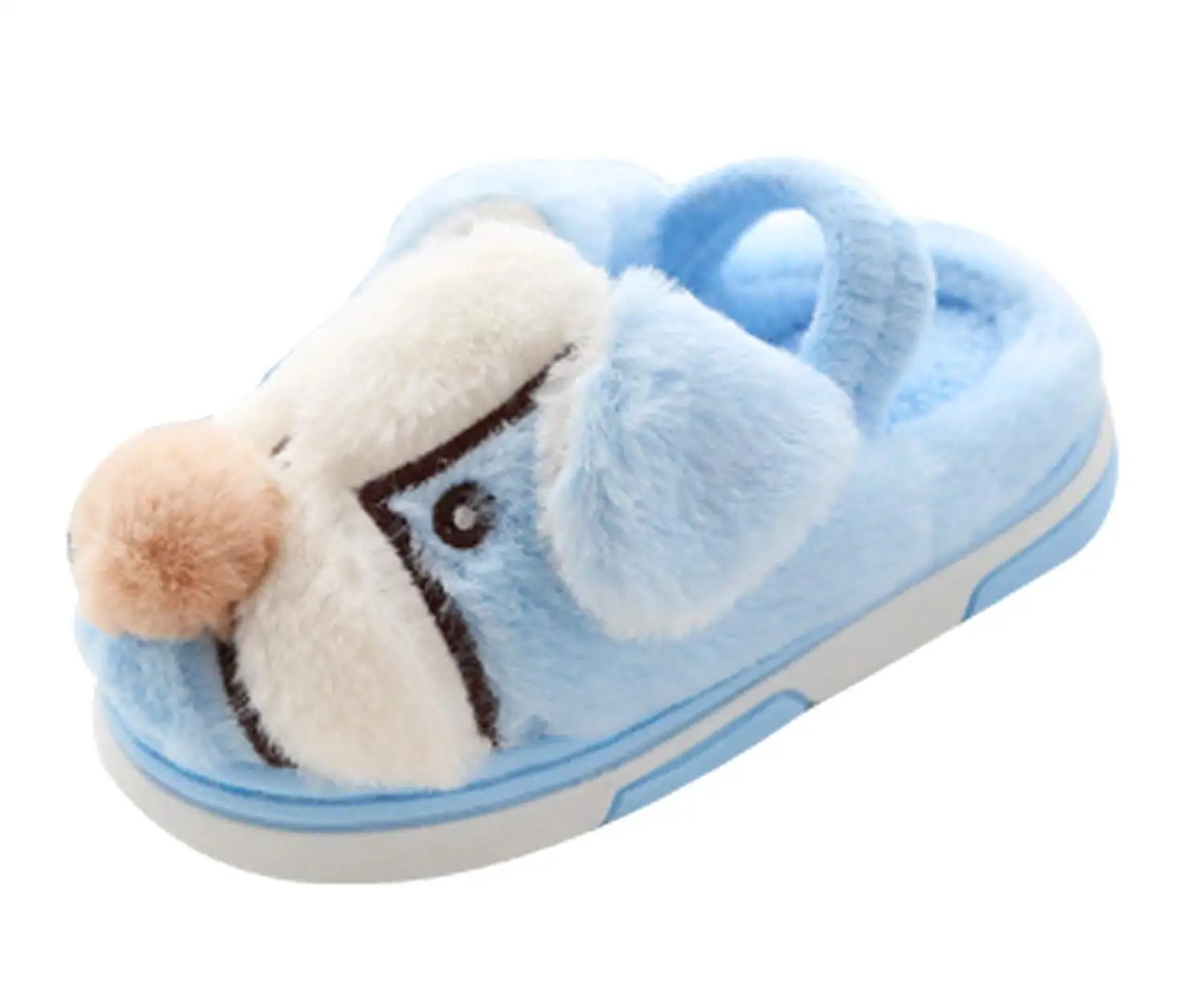 Cattior Animal Fleece Warm House Indoor Dog Slippers Cute Slippers Toddler
