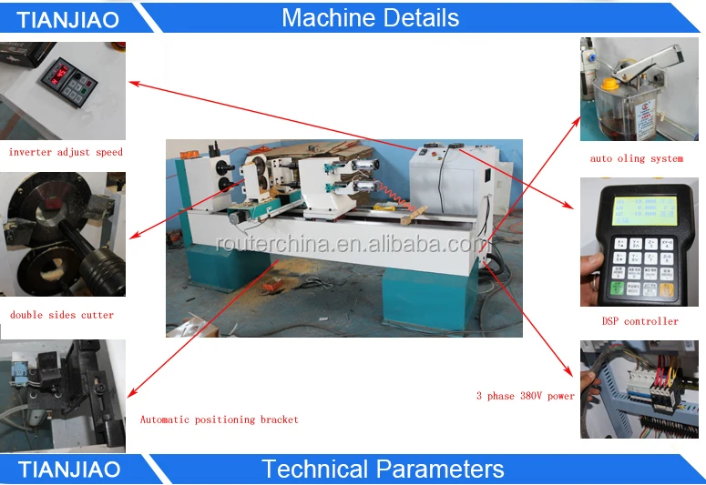 1516 cnc wood lathe