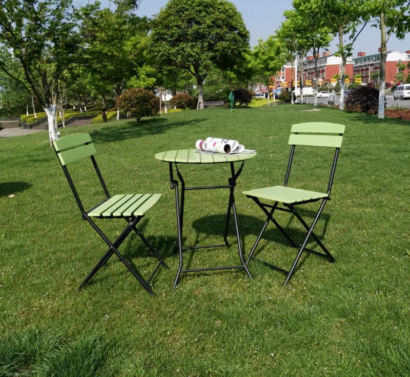 3pcs Portable Folding Bistro Set Outdoor Garden Plastic Chair And Table ...