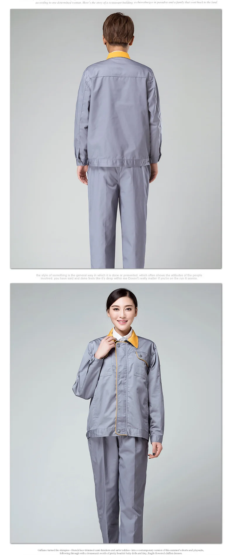 2015 New Style Acid Resistant Work Clothes,Used Work Clothes For Men