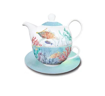Ceramic Teapot And Cup In One Porcelain Cup And Pot Set Buy Porcelain Cup And Pot Set Ceramic Teapot And Cup In One Tea For One Teapot Product On Alibaba Com