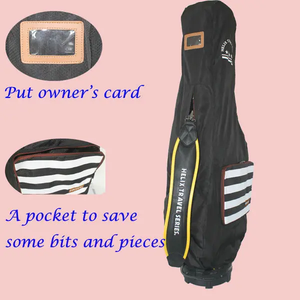 Helix Design Waterproof Golf Bag Travel Rain Cover /waterproof Rain