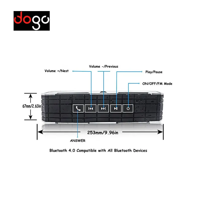 Rechargeable Hands Free Audionic Pro Audio speakers dj - ANKUX.COM