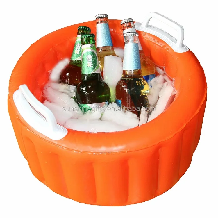 Ecofriendly Pvc Party Inflatable Beach Cup Holder Pool Wine Drink