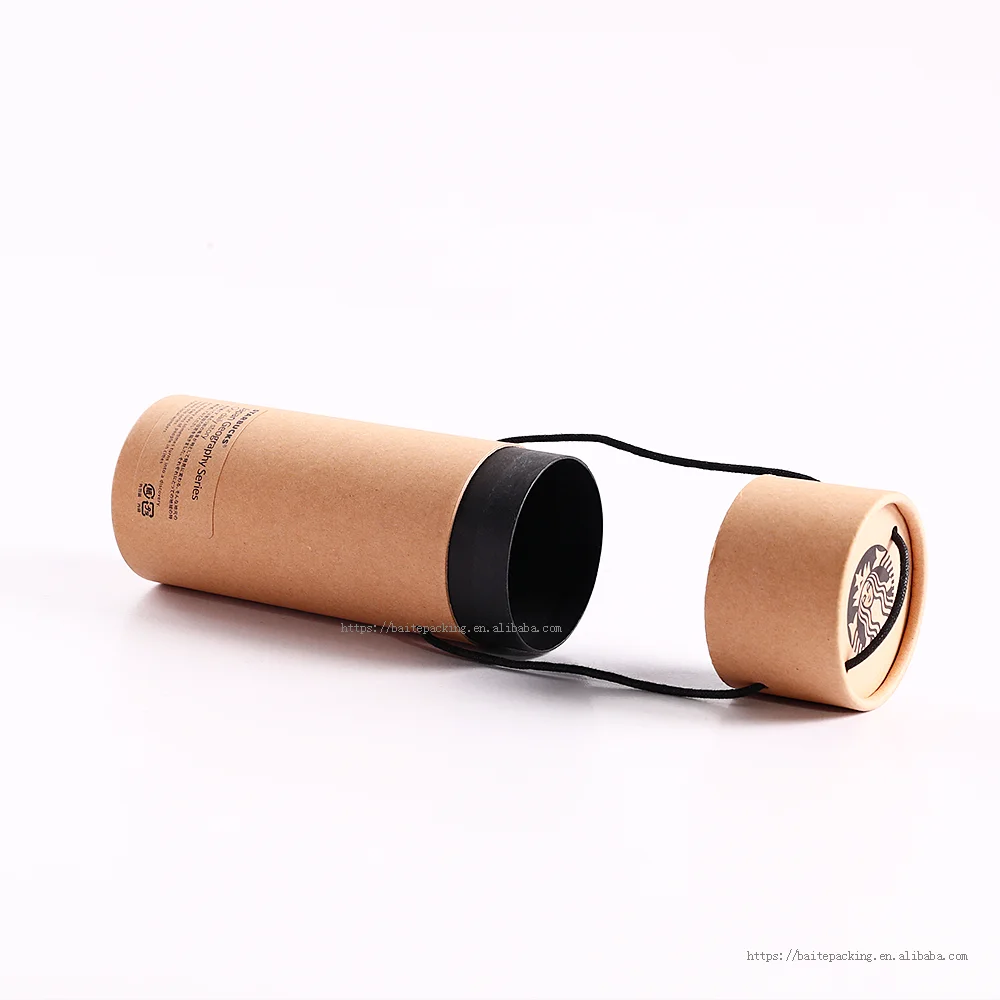 
Guangzhou Factory Wholesale Food Cardboard Box Eco With Plastics Lid Paper Jar Milk Plant Protein Power container 