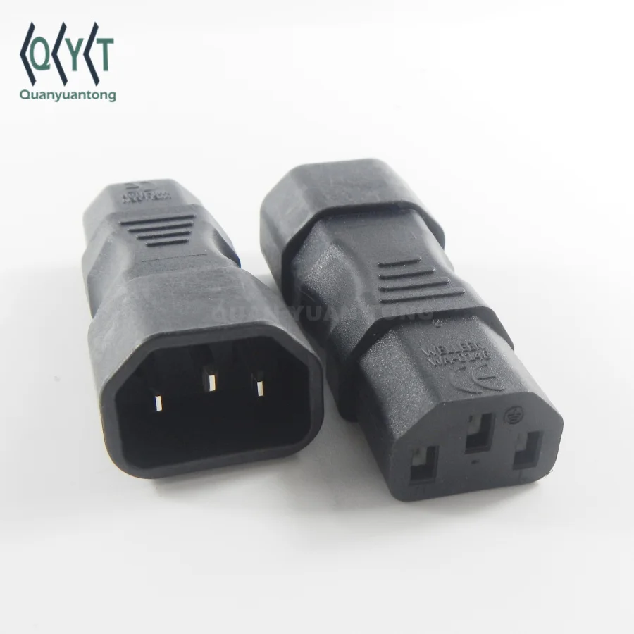 Iec 320 C14 To C13 Ups Plug Male To Female Adapter For Pdu Server Wa 