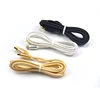 2 Meter Nylon Braided USB Charging Cable Charger USB for Nintendo 3DS DSi 2DS New 3DS XL/LL with Gold Metal Charing port