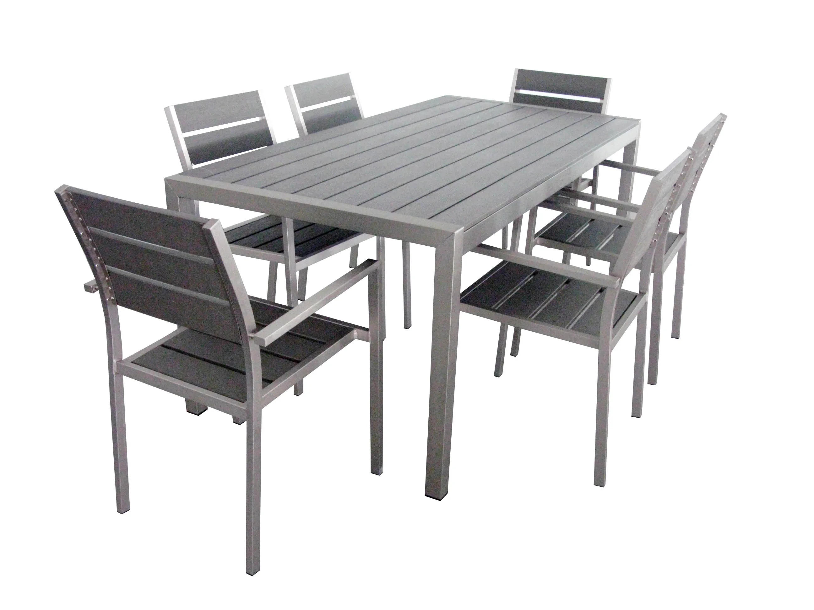 Da Vinci Art Custom Make Outdoor Garden Patio Wood Dining Furniture 6 Seater Oblong Royal Aluminum Dining Table And Chairs Set Buy Dining Table And Chairs Set Aluminum Dining Dining Furniture Product On