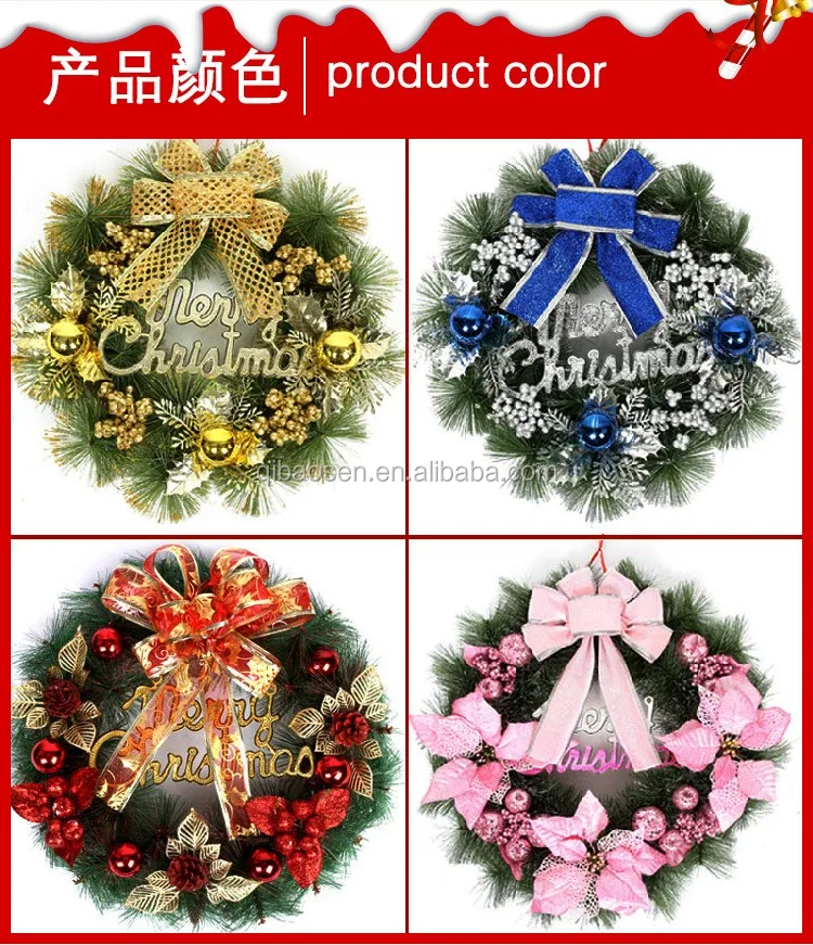 Decorative Christmas Wreath Wholesale Christmas Wreath Decoration - Buy