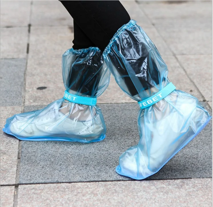 
Eco-Friendly Customized Gift Save Space Long Time rain shoe covers,High to high thickening plastic shoe covers 