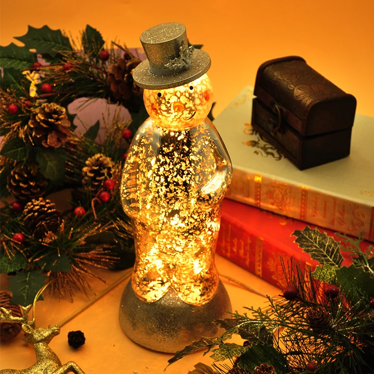 Laser Engraving Table Lamp Indoor Home Christmas Decor