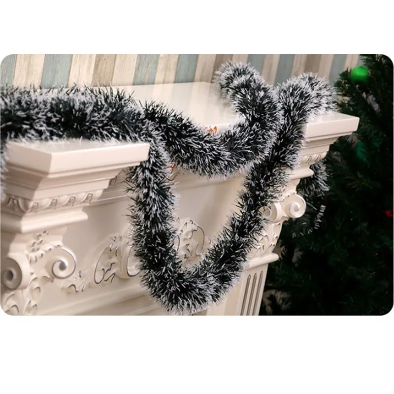 new style blackish green Christmas garland christmas decorations hang christmas tree garland