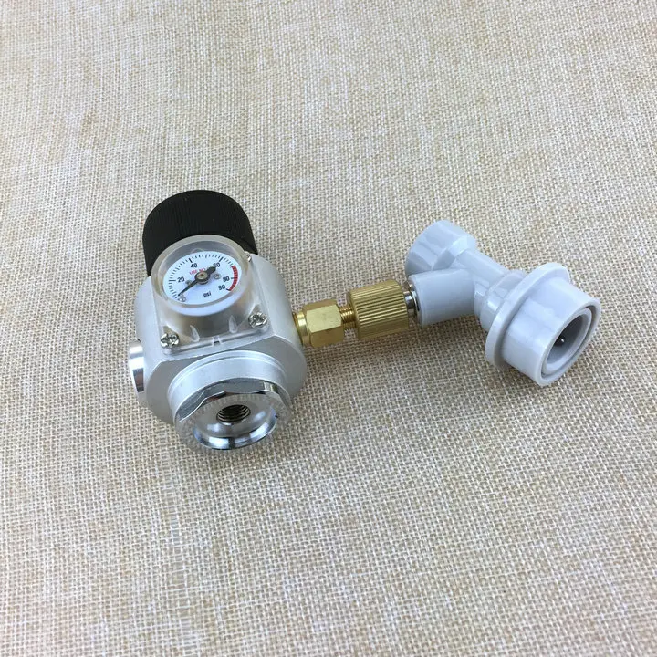 Mini Co2 Gas Regulator With Ball Lock Disconnect For Co2 Regulator