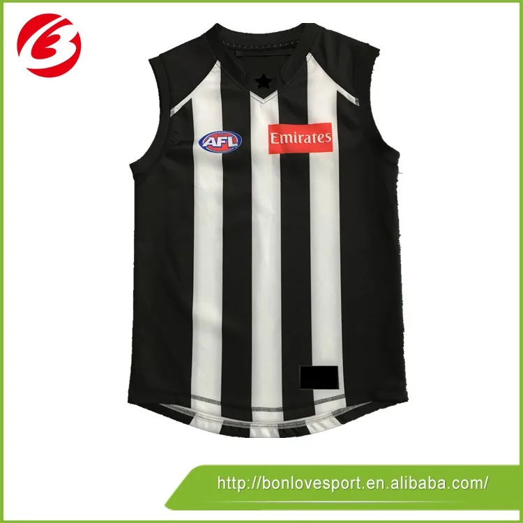 Black and white  wholesale AFL jersey_.jpg