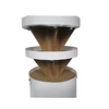 Composed of three layers of circular plate display shelf for the show
