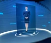 Amazing magic virtual presenter Rear projection virtual presenter for shopping mall