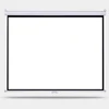80 inch 16:9 Format Small Case Wrap Fabric Manual Projection Screen Pull Down Screen Cinema Projector Screen For Education