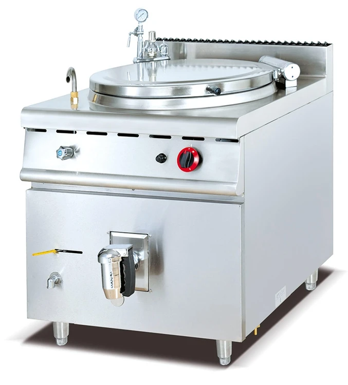 Freestanding Commercial Stainless Steel Industrial Large Gas Soup