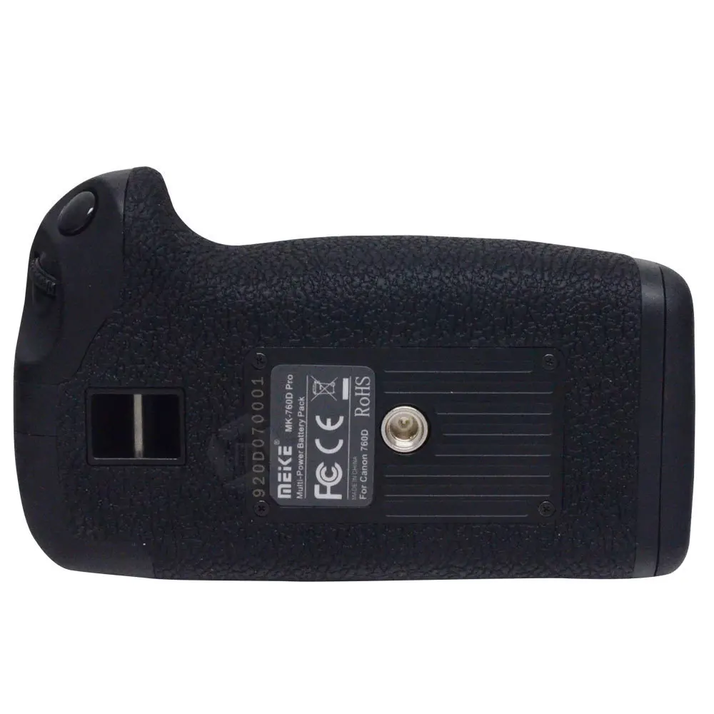 Meike Mk 760d Pro Verticale Batterij Grip Voor Canon 750d 760d Vervangen Als Bg E18 Met 24g 