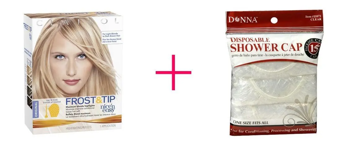 frost and tip for dark hair