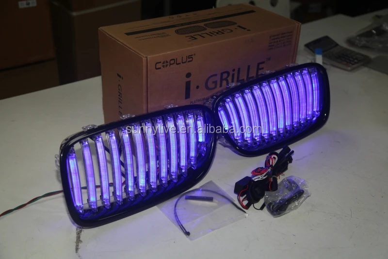 Auto Parts Blue LED  Front Grille For BMW m5 F10 f18  2010-2018