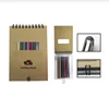 Japanese Style Nature Student Notebook with Colorful Pencil