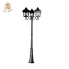 Outdoor modern style cast iron lamp post globes NTBM-459A