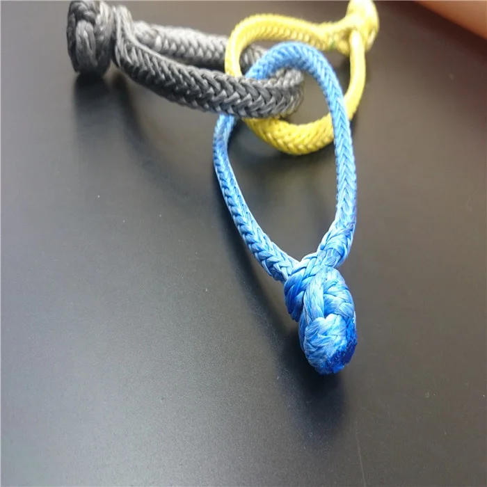 4x4 Tow Rope Soft Shackle with protective sleeve UHMWPE soft shackle