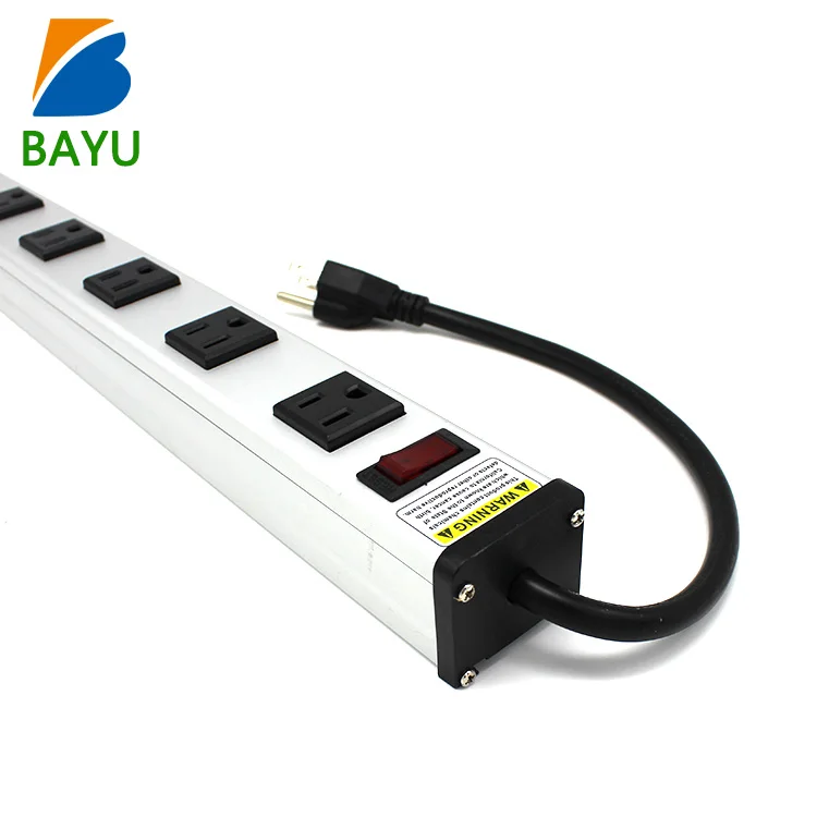 Us Type Socket Electrical Power Distribution Unit Pdu Power Outlet