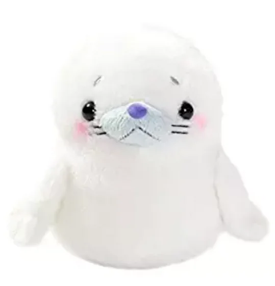 white sea lion stuffed animal