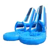 New design inflatable double lane tube slide/ cheap inflatable waterslide for kids