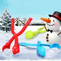 20CM Plastic Winter Snow Ball Maker Sand Mold Tool Kids Toy Lightweight Compact Snowball Fight Outdoor