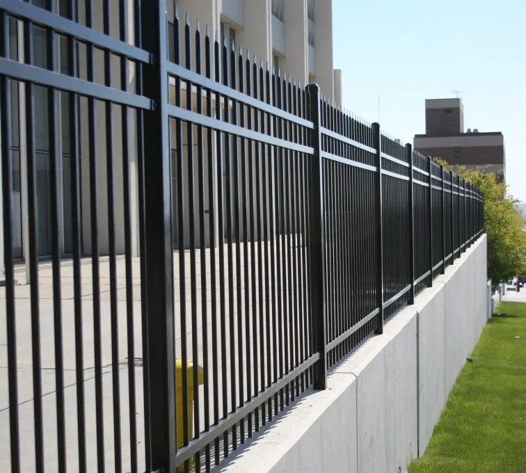 Factory Aluminum Fence Palisade Fencing Angle Steel Angle Bar Fence ...