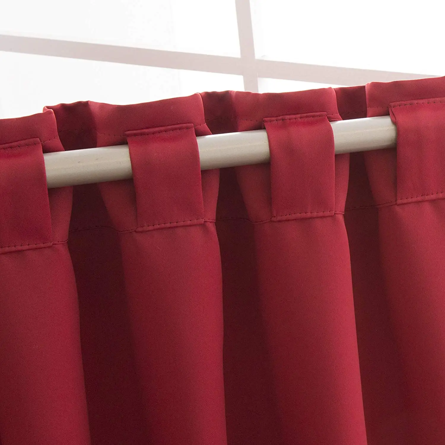 Luxury Living Rod Pocket Ready Made Plain Blackout Home Office Simple